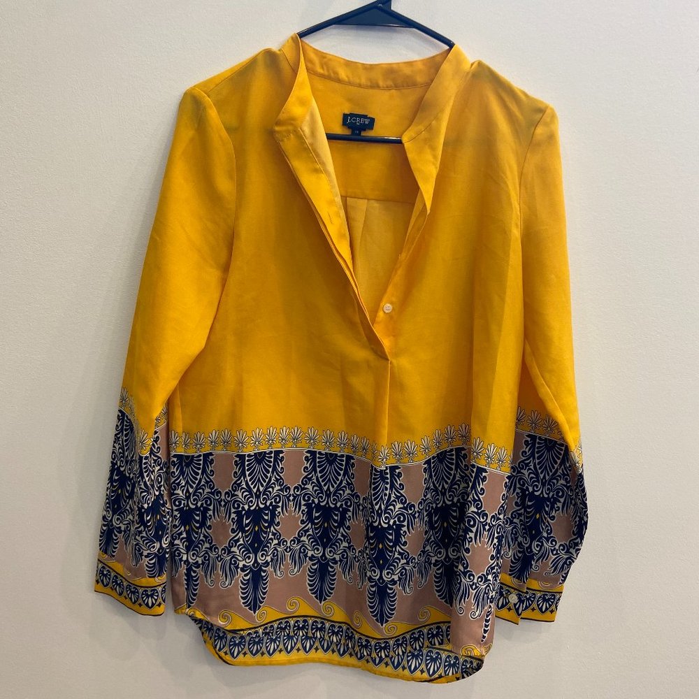 JCrew XS Yellow Tunic